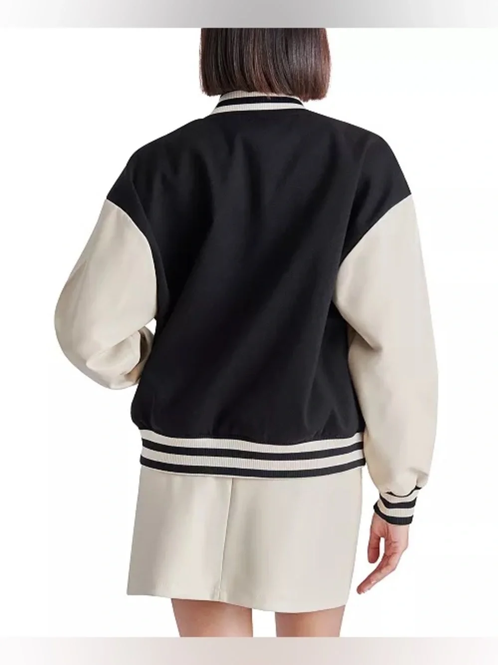 NWT Steve Madden Women's Alexandra Varsity Bomber Jacket Size M